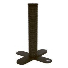 Arbre à crampons actif pour chats x-tree, noir - 80 CM Colonne avec un chat à chaussettes durable