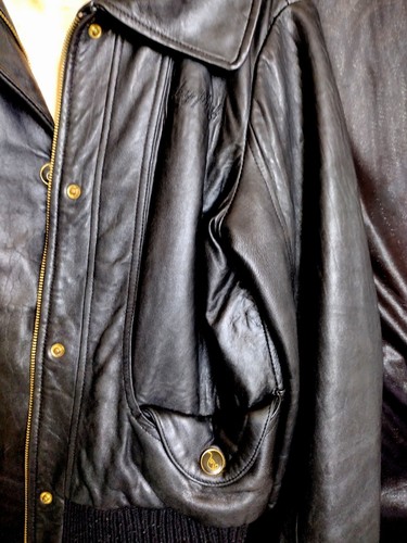 CHAQUETA BABY PHAT HERMOSA SUPER SUAVE CUERO GENUINO ESTILO NEGRO DAMAS TALLA M - Imagen 17 de 21