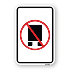 National Network Prohibited Heavy Gauge Aluminum Parking Sign