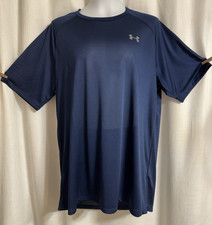 Camiseta Under Armor The Tech para hombre talla XL azul marino transparente # 0276