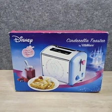 Villaware Disney Cinderella Musical Toaster New Open Box Rare