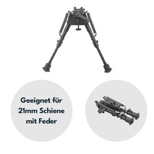 Vector Optics Swivel Bipod aus Alu in verschiedenen H&ouml;hen f&uuml;r Airsoft u. Sport