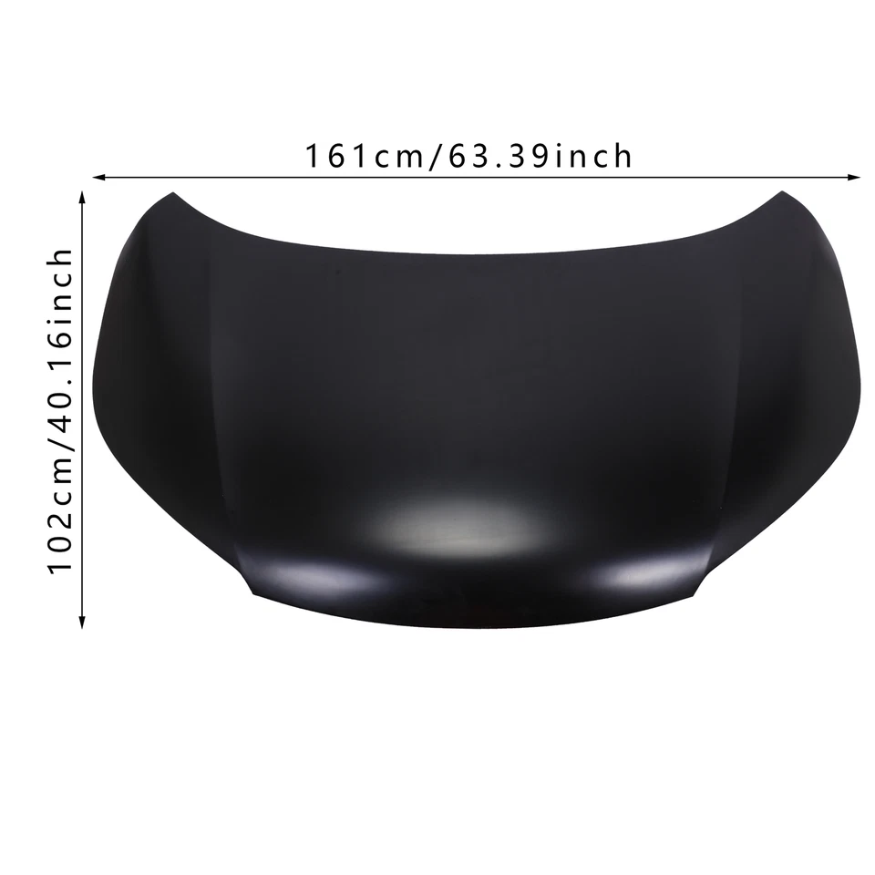 Hood Panel Fit For 2012 2013 2014 2015 2016 Honda CR-V Primed Steel Black Foto 2 de 4