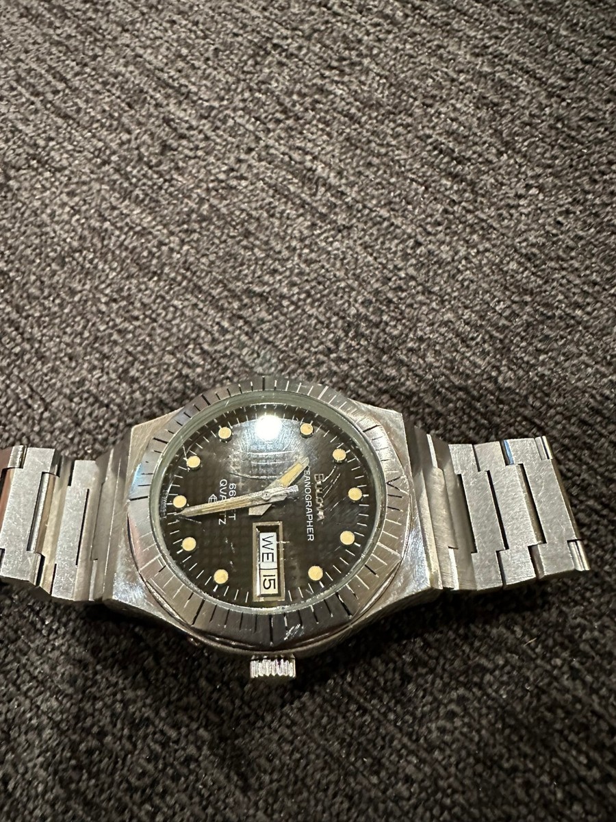 【666marimo】①215/55/17 1978 Bulova Oceanographer 666 Quartz + parts | eBay