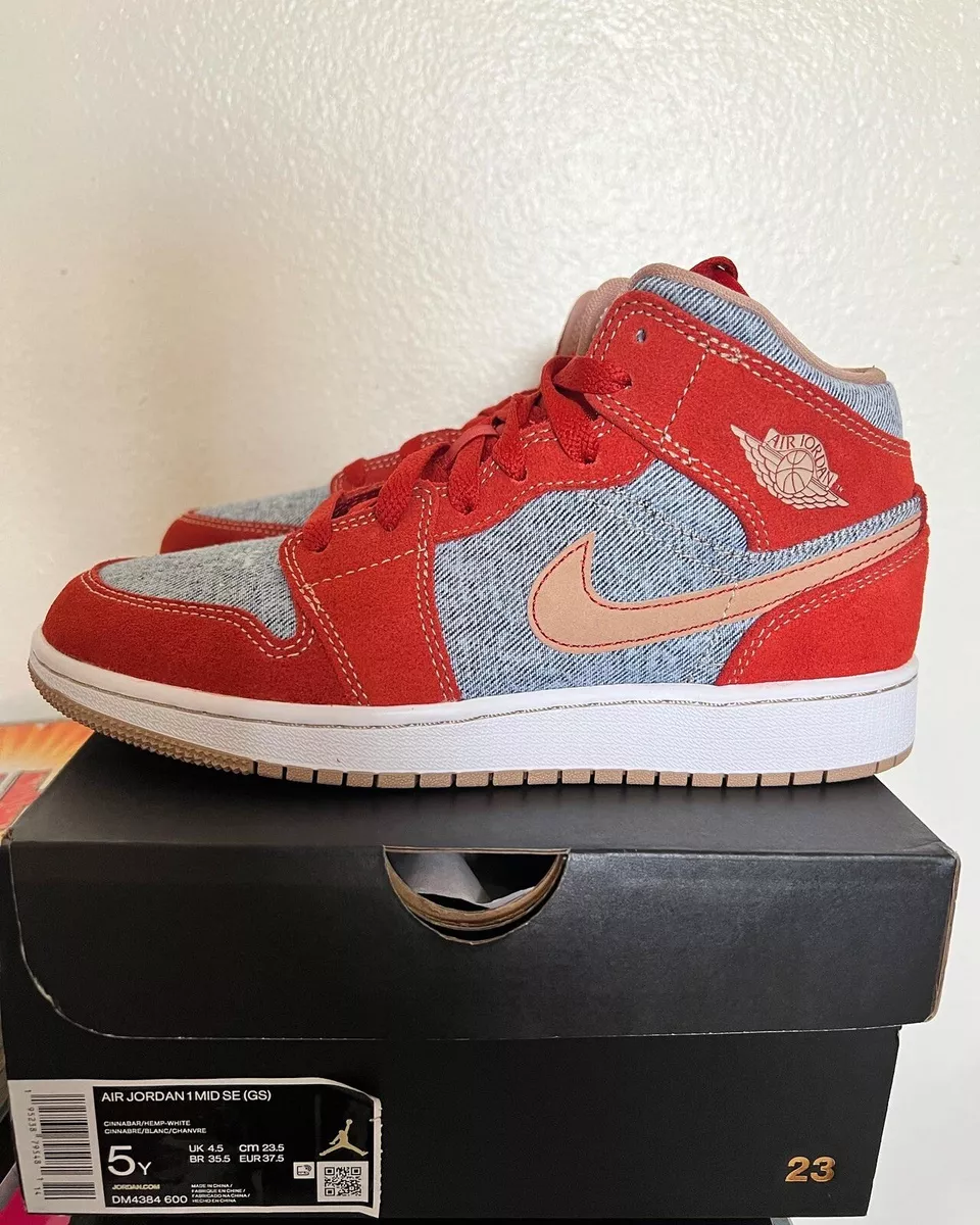 AIR JORDAN RETRO 1 MID SIZE 5 | eBay