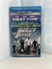Fast Five (Blu-ray + DVD, 2011, 2-Disc Set)  WIDESCREEN AND SLIPCOVER