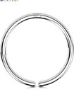 Women, 20G Thin Nose Piercing Jewelry, No 925 Sterling Silver Nose Ring Hoop for