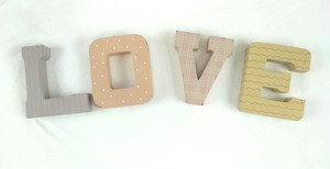 Home Interiors Love Wood Letters Wall Decor Nursery Pastel Wood Letters Wall Decor Nursery
