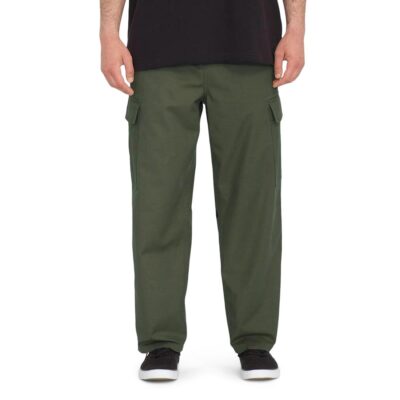 Volcom Billow Konisch Cargohose - Squadron Grün