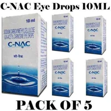 BEST Cataract Eye Drops - Glaucoma, Non Carnosine (NAC), Can Cataracts C PACK 5