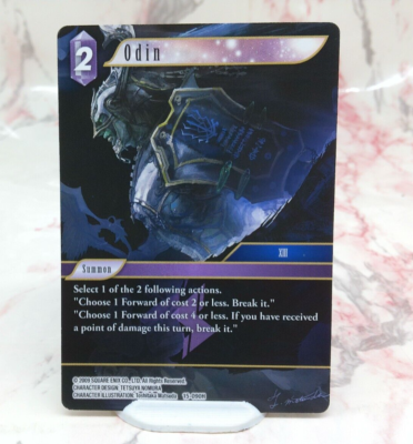FFTCG オーディン フルアート 15-090H Final Fantasy TCG Odin 15-090H Crystal Dominion NM | eBay