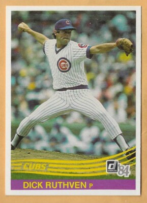 DICK RUTHVEN CHICAGO CUBS #510 - DONRUSS NM-MT 1984 | eBay