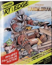 Crayola Art With Edge Star Wars The Mandalorian 28 Pages  1 Poster New Sealed