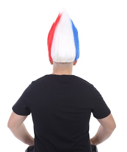 Unisex Flag Troll Wigs Collections, 16 Countries Wig, Sports Wigs, HM-128A - Picture 3 of 8