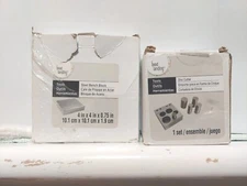 LOT2/ STEEL BENCH BLOCK 4"×4" and SET DISC CUTTER, Bead Landing Tools BRAND .A11