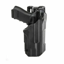 BLACKHAWK T-Series L3D Duty Holster Fits Glock 17/22/31 w/ TLR7 Right  44N700BKR