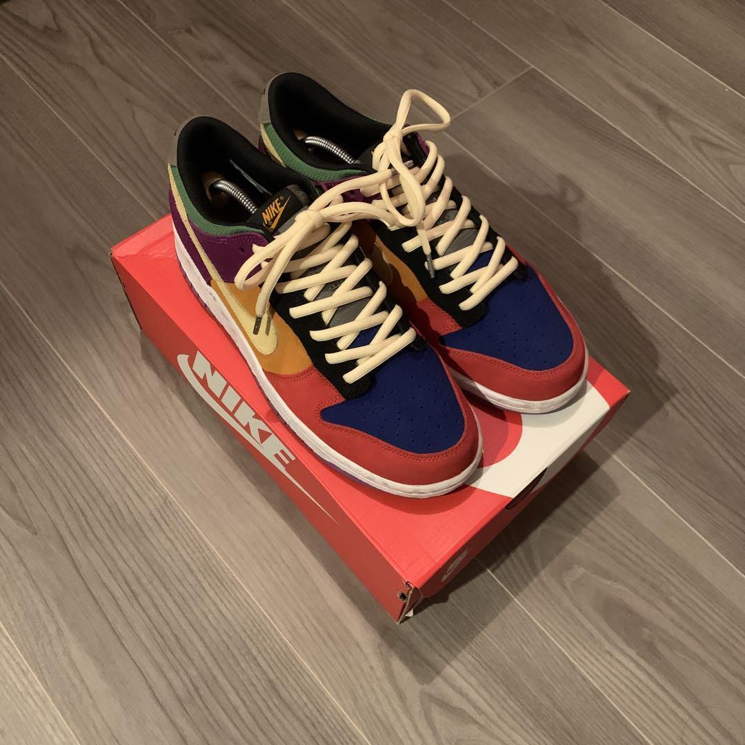 CT5050-500 Nike Dunk Low Viotech Crazy Red Blue Orange