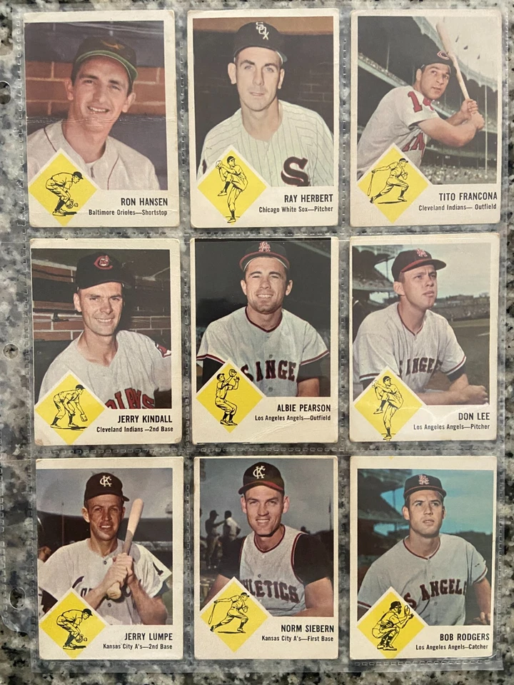 1962年,1963年托普斯和1963年弗勒棒球卡 — 第 2/4 张图片