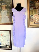Versace Versus Purple Dress Slimming Panel Illusion Size It 46 Uk 14
