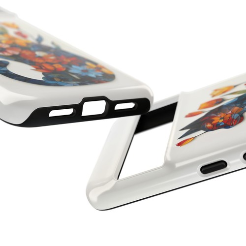 Cat Floral Stained Glass - Phone Ink Cover Case for iPhone, Galaxy, Pixel - 第 144/273 張圖片