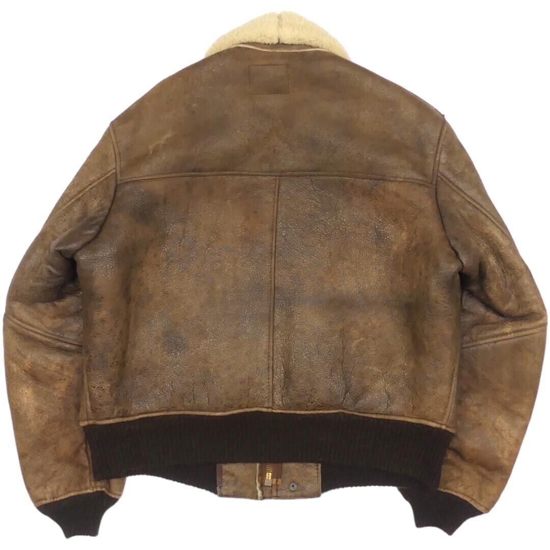 AVIREX B-15 Leather Flight Bomber Jacket men Size L Color AVIREX B-15 Leather Flight Bomber Jacket men Size L Color