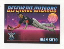2021 TOPPS BIG LEAGUE BASEBALL DEFENSIVE WIZARDS JUAN SOTO WASHINGTON NATIONALS