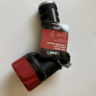 Orbit Pro Series Thumb Control Hose Nozzle 8 Pattern Water Sprayer  Good One