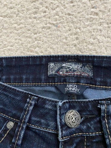 Silver Jeans Women Aiko Skinny Jeans Blue Size 26 (26 x 31) - Picture 5 of 12