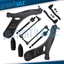 Front Lower Control Arms Sway Bars Tie Rods w/ Boot for 2012-2017 Hyundai Accent