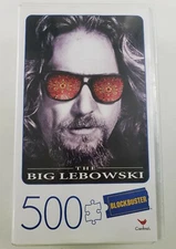 Cardinal Blockbuster THE BIG LEBOWSKI 500 Piece Classic 90's Movie Puzzle VHS