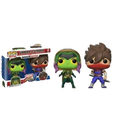 Gamora vs Strider Funko POP 2-Pack Vinyl Bobble Head Marvel vs Capcom FYE