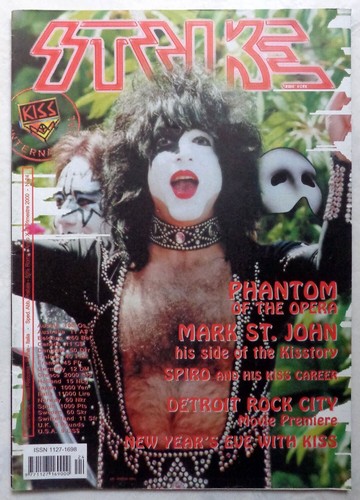 KISS 'Strike No. 24' 2000 Italian music magazine/fanzine