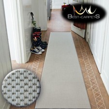 Runner Rugs SIZAL FLOORLUX cream PLAIN modern Stairs Width 70,80,100,120cm LONG