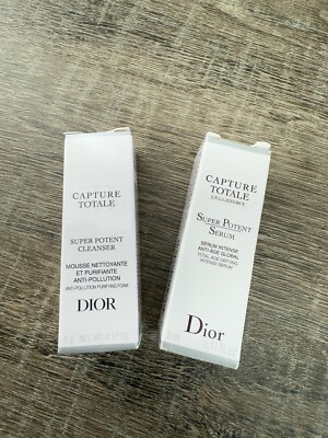 New Dior Capture Totale Cell Energy Super Potent Serum 5ml+Cleanser 5ml