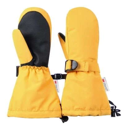 AMI&LI TOTS Ami&Li Snow Ski Winter Mitten Gloves Waterproof Baby Kids Toddler 2-4yr Yello sm