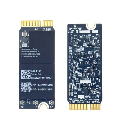 BCM943602CS WIFI Wireless Airport Bluetooth 4.0 Card for Macbook Pro A1398 A1502