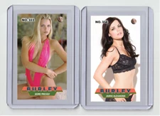 Jaimie Alexander rare MH Burley #'d x/3 Tobacco card no.  334