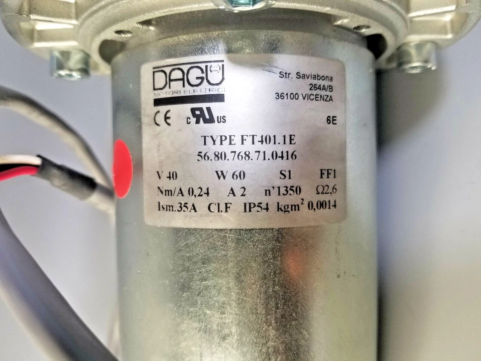 SUMITOMO CNHX-6075E-13/G CYCLO 6000 SPEED REDUCER W/ Dagu DC Gearmotor 264A/B - Image 4 of 4