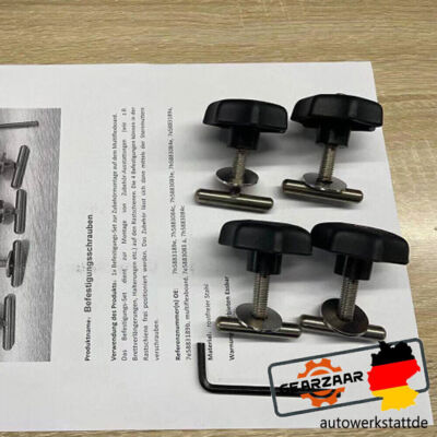 Befestigungsschrauben Multiflexboard Edelstahl 50mm Rastschiene für VW T5 T6