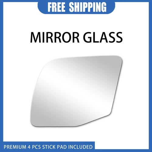 Mirror Glass Replace For 1996-2000 Ford E150 E250 E350 Econoline Left Side Flat