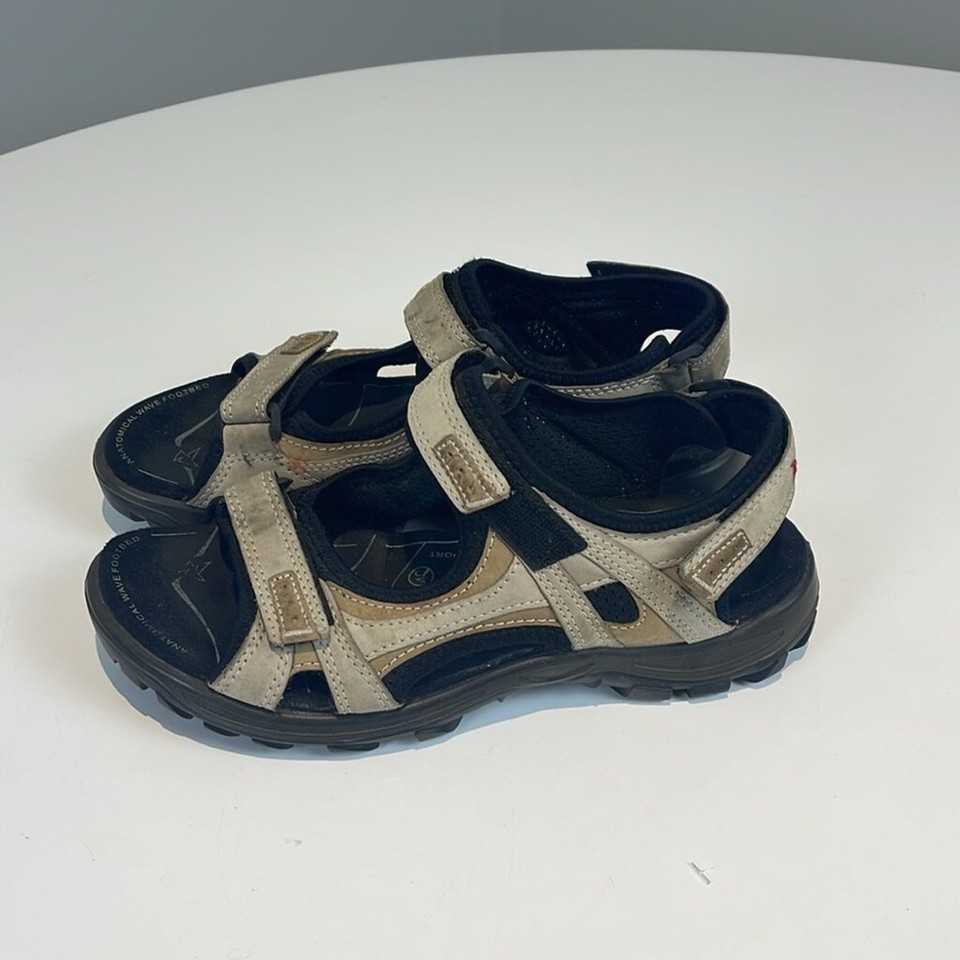 ecco anatomical wave footbed sandal