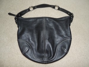 coach black hobo bag