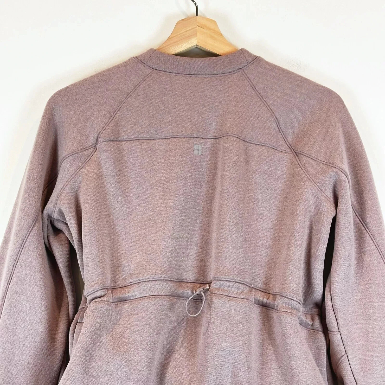 sweaty-betty run crewneck performance athleisure sweatshirt