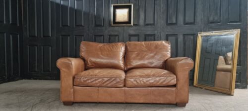 Superb Rare HALO living 2 Seater Tan Leather Sofa
