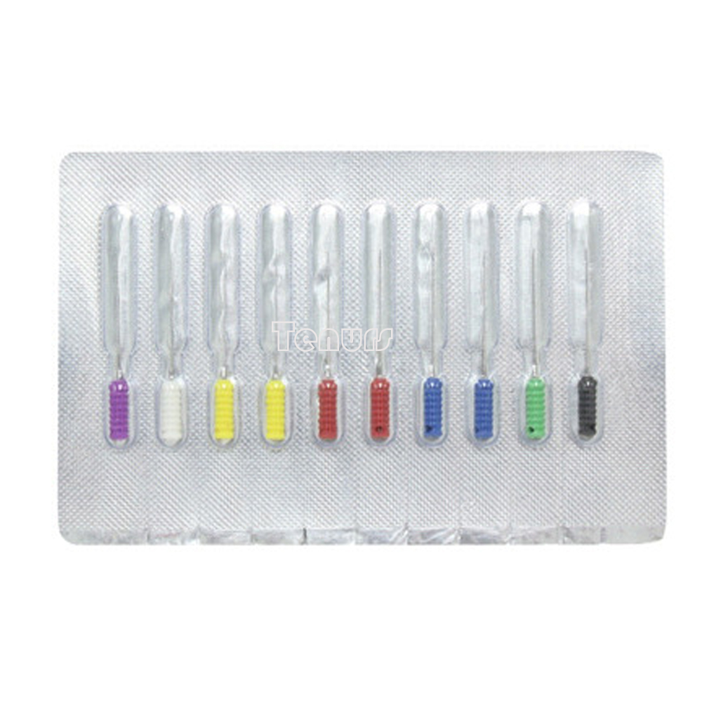 10BOX Dental Nerve Barbed Broaches Endodontic Needles Root Canal 21