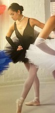 Classique Ballet Tutu Graduated Net Skirt Child 10C Black Version Dance Costume