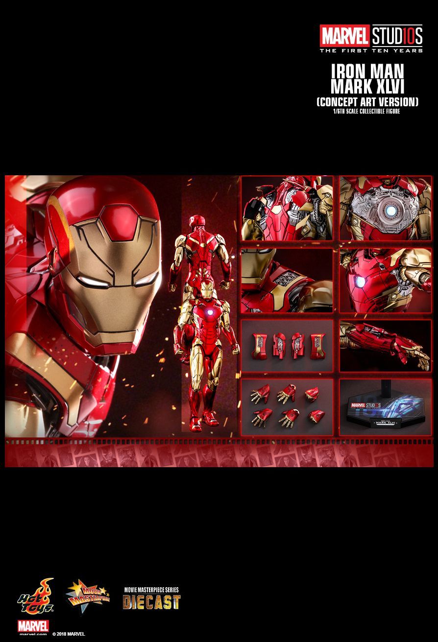 hot toys iron man mark xlvi concept art version