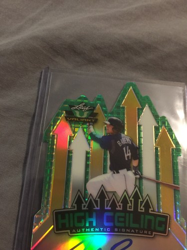2014 Jake Bauers Leaf Valiant Auto Autograph Signed - Picture 5 of 6