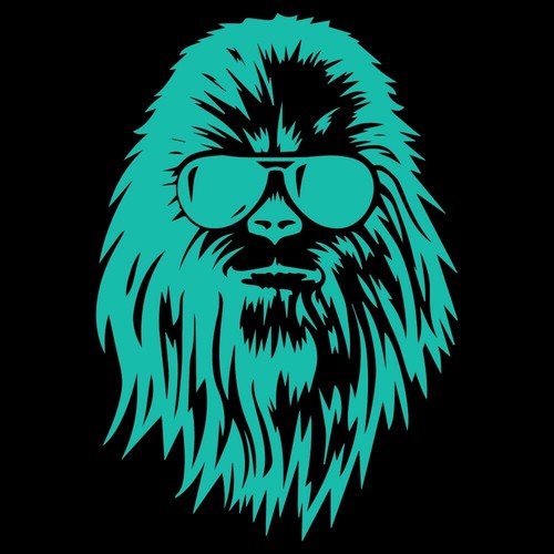 6.5" CHEWBACCA Vinyl Decal Sticker Car Window Laptop Star Wars Wookie Chewy - Picture 13 of 24