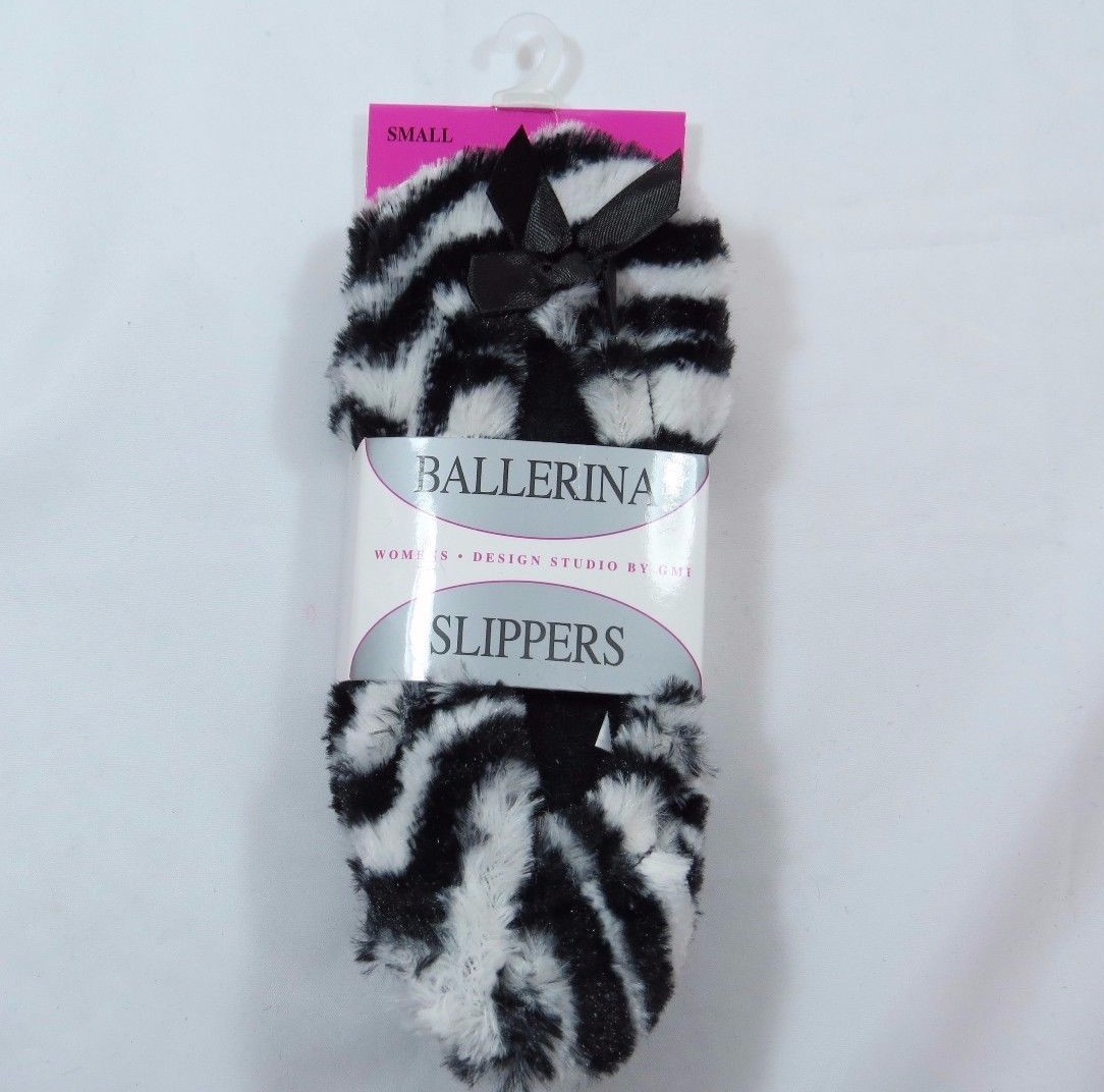 PANTOFOLA D’ORO Ballerine donna pantofole stampa tigre sfocate taglia small 5 6l senza suola antiscivolo CALDE